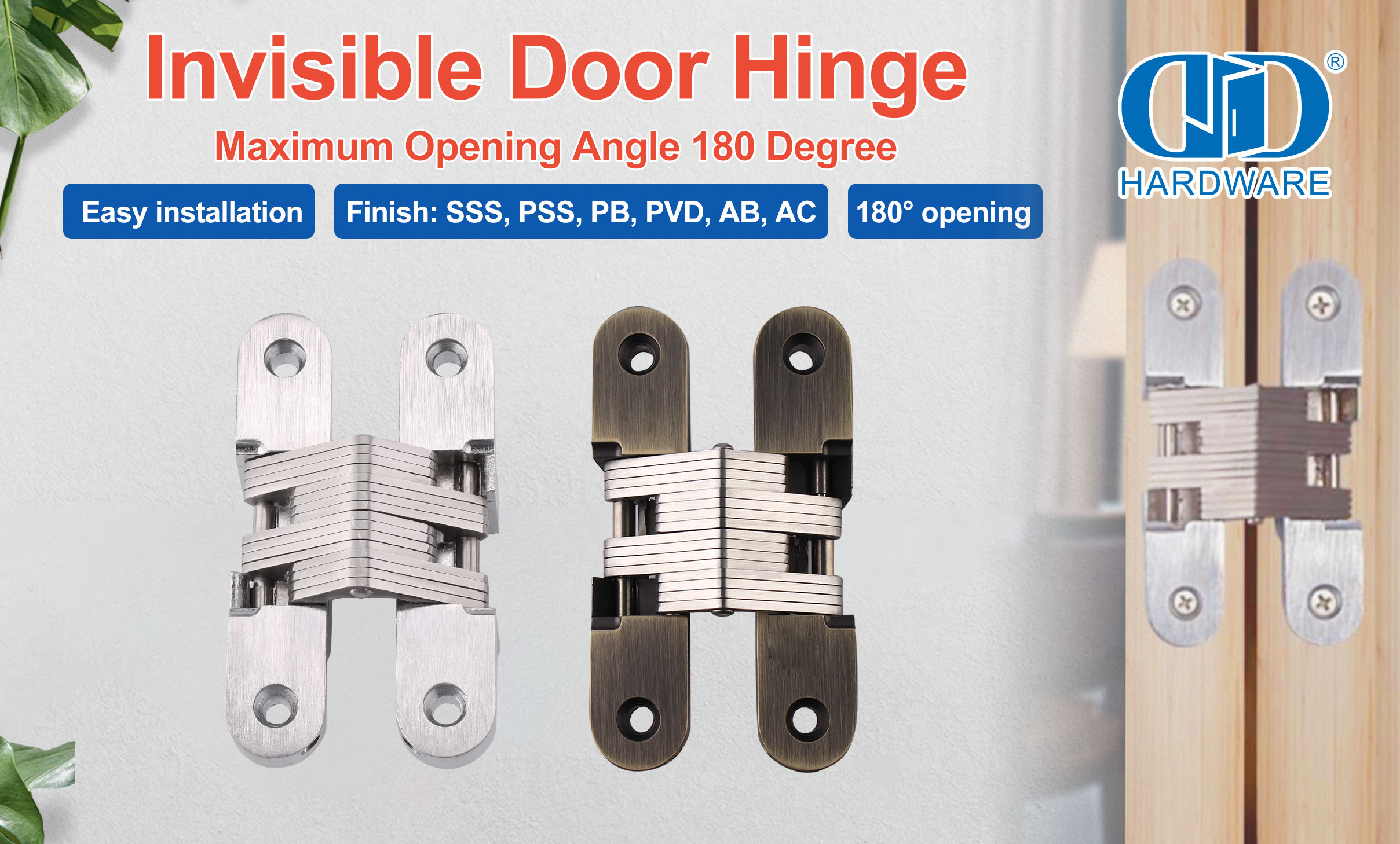 hidden door hinge dobradiça de porta escondida