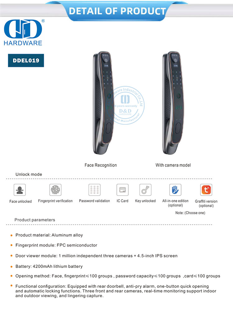 waterproof smart door lock fechadura de porta inteligente à prova d'água