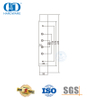 Dobradiça de porta de metal de formato retangular de hardware decorativo para segurança-DDSS065