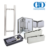 Puxador traseiro de aço inoxidável para porta comercial-DDPH001