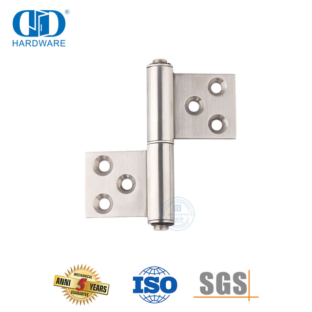 Venda quente para ferragens de porta de metal dobradiça de bandeira de aço inoxidável-DDSS029