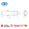 Certificação listada na UL 10C Fechadura de porta hidráulica com classificação de fogo com mecanismo de cremalheira e pinhão-DDDC045