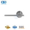 Alavanca tubular plana de hardware de porta principal com design simples e elegante-DDTH041-SSS