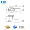Alça de alavanca tubular de aço inoxidável 304 durável para uso misto Project-DDSH020-SSS