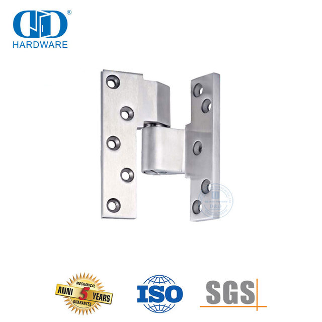 Dobradiça de pivô segura durável de aço inoxidável para ferragens de porta de metal-DDSS067