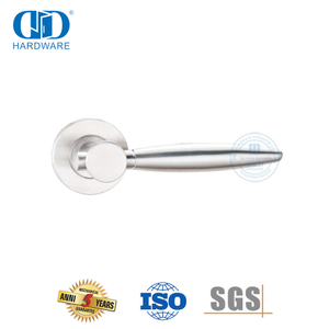 Acessórios de hardware para porta de madeira Alavanca dividida contínua de aço inoxidável Handle-DDSH042-SSS