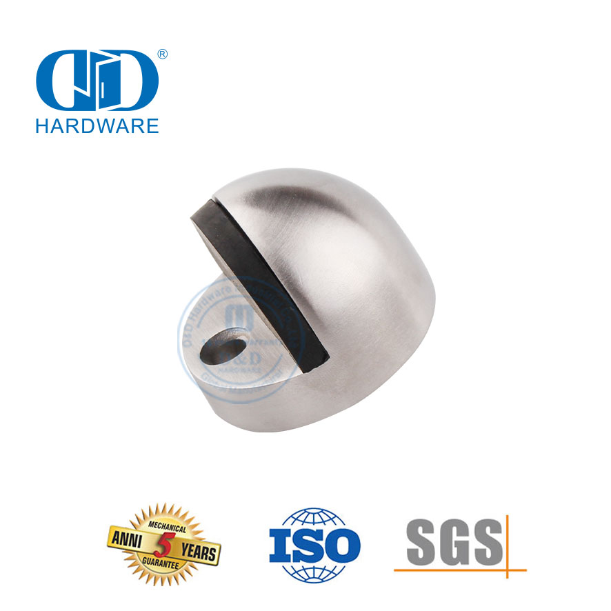 Rolha de porta hemisférica de aço inoxidável de alto padrão montada no piso-DDDS002-SSS