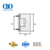 Dobradiça de porta de chuveiro de vidro de aço inoxidável para banheiro-DDGH001