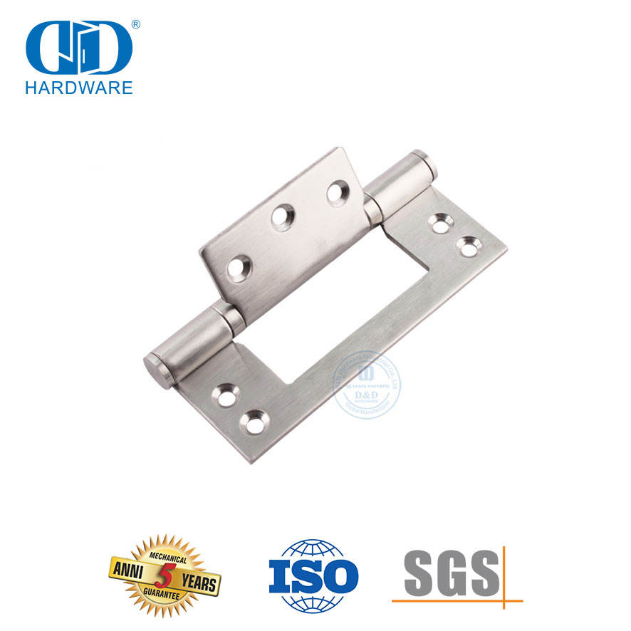 Dobradiça nivelada de aço inoxidável com ferragem de porta principal de alta qualidade-DDSS027-B