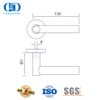 Alça de alavanca oca tipo canto quadrado de mercado europeu de aço inoxidável-DDTH017-SSS