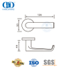Alças de alavanca sólida de hardware de porta de passagem de alta qualidade de estilo moderno-DDSH036-SSS