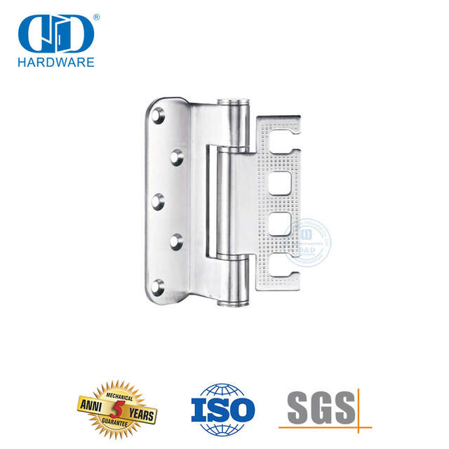 Dobradiça ajustável com eixo giratório firmemente para porta de entrada de metal-DDSS064