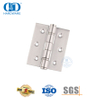 Dobradiça de porta com arruela de ponta plana com rolamento de esferas duplo de aço inoxidável-DDSS048-B