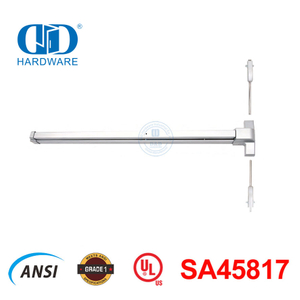 Barra vertical do pânico de Rod dos acessórios da porta de saída de emergência com UL 305-DDPD028-SSS