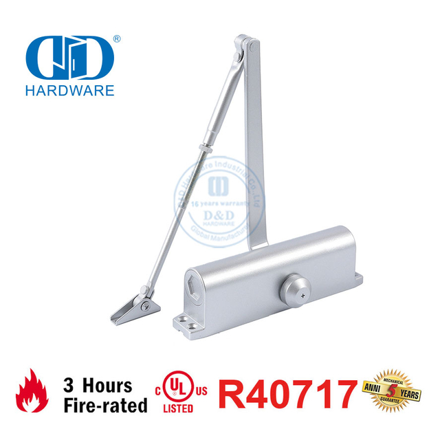 Venda quente para serviço pesado 80-120KG 1250mm CE UL 10C listado fecho de porta com classificação de fogo com verificação traseira-DDDC040