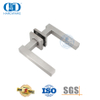 Alavanca quadrada de porta externa de alta qualidade SUS 304 Porta Europeia Hardware-DDTH046-SSS