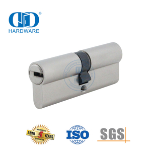 Chave de ondulação de latão sólido de alta segurança Euro Double Lock Cylinder-DDLC023-70mm-SN
