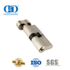 Certificação EN 1303 Botão de amendoim Cilindro de trava única de latão sólido-DDLC014-70mm-SN