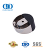 Suporte de porta redonda de piso de metal com acabamento cromado acetinado-DDDS006-SC