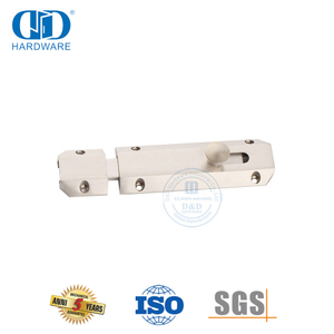 Parafuso de porta de hardware de construção com trava de barril de montagem embutida Bolt-DDDB017-SNP