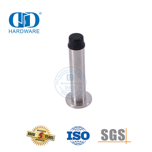 Protetor de porta montado na parede em aço inoxidável anticolisão rolha de porta-DDDS015-B-SSS