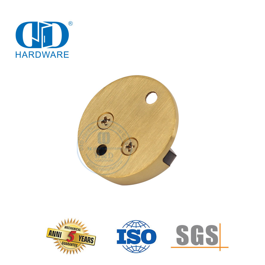 Hardware de porta de madeira de boa qualidade tipo suporte de batente de porta montado no chão-DDDS001-SB