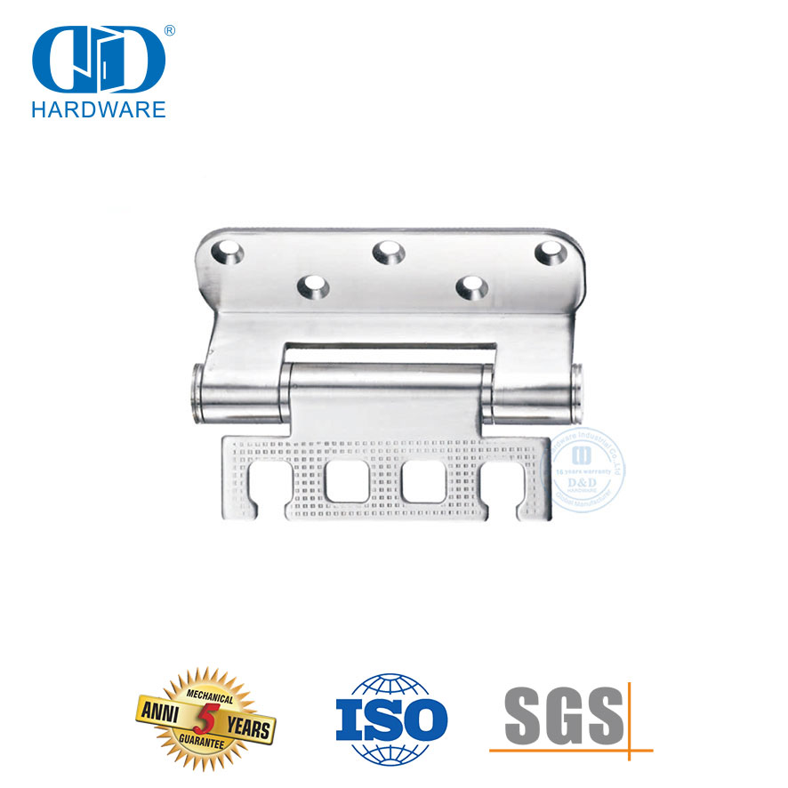 Dobradiça ajustável com eixo giratório firmemente para porta de entrada de metal-DDSS064