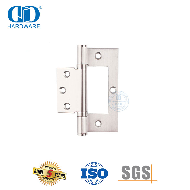 Dobradiça de porta sem encaixe em aço inoxidável estilo australiano de fácil instalação-DDSS059