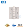 Dobradiça de porta com arruela de ponta plana com rolamento de esferas duplo de aço inoxidável-DDSS048-B