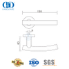 Moderna roseta redonda externa hardware de porta oca alavanca tubular Handles-DDTH013-SSS
