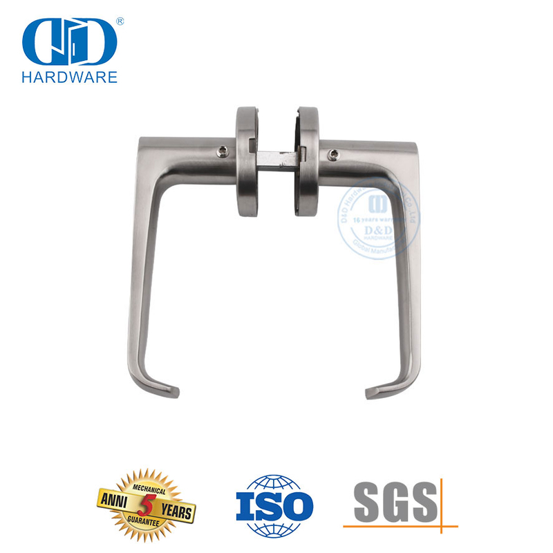 Alças de alavanca sólida de hardware de porta de passagem de alta qualidade de estilo moderno-DDSH036-SSS