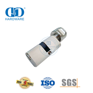 Cilindro sem chave da porta do banheiro em formato oval de latão sólido de boa qualidade-DDLC006-70mm-SN