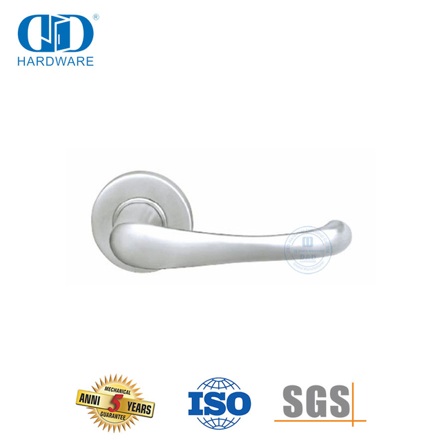 Hardware de porta externa de entrada de hotel alavanca sólida de aço inoxidável Handle-DDSH005-SSS