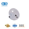 Suporte de batente de porta hemisférico anticolisão cromado acetinado meia cúpula-DDDS004-SC