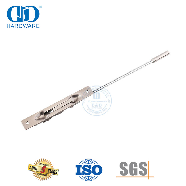 Parafuso de haste de extensão nivelada de hardware de porta de metal de aço inoxidável 304-DDDB011-SSS
