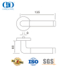 Maçaneta de porta de alavanca de alta qualidade para hardware de construção comercial estilo Euro-DDTH021-SSS