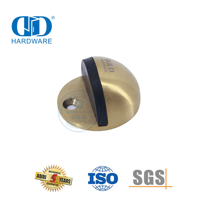 Hardware de porta de madeira de boa qualidade tipo suporte de batente de porta montado no chão-DDDS001-SB