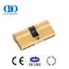 EN 1303 Cilindro de fechadura aberta lateral dupla com perfil dourado dourado-DDLC003-60mm-SB