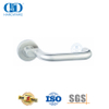Alavanca dupla face de aço inoxidável para entrada de hotel, porta tubular Handles-DDTH024-SSS