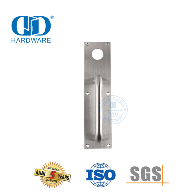 Aço inoxidável 304 saída de pânico fechadura da porta ferragem noite trava Plate-DDPD011-SSS