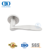 Alça de alavanca sólida tubular de aço inoxidável para banheiro de hotel para porta de madeira-DDSH001-SSS