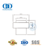 Porta cilíndrica original Stopper-DDDS007-SSS dos acessórios da porta do metal da construção residencial