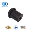 Rolhas de porta de piso de aço inoxidável de formato cilíndrico com acabamento preto fosco-DDDS011-MB