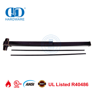 Fechadura de porta de escape de hardware de saída de pânico vertical UL 305 de aço inoxidável-DDPD027-ORB