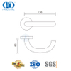 Alavanca tubular de aço inoxidável de alta qualidade para porta de passagem Handles-DDTH014-SSS