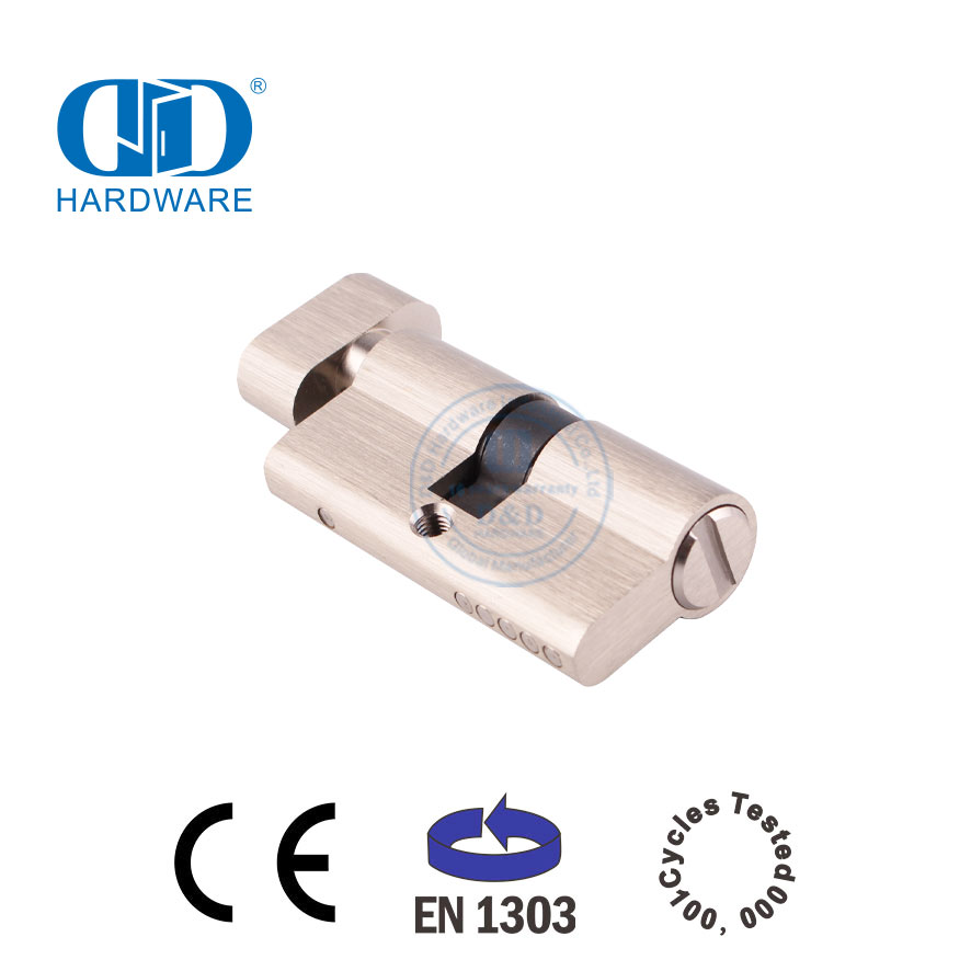 EN 1303 Cilindro de porta de banheiro para banheiro para privacidade-DDLC007-60mm-SN