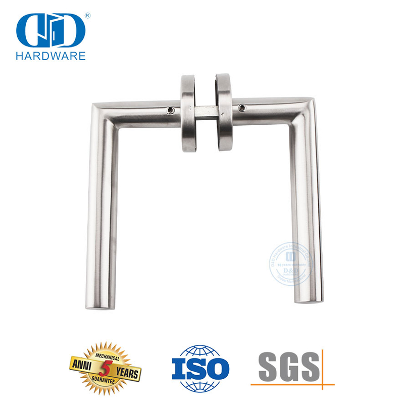 Maçanetas de porta tubulares ovais com novo design moderno de aço inoxidável-DDTH026-SSS