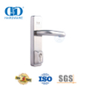 Trim da alavanca do escudo da fechadura da porta com maçaneta nivelada de aço inoxidável-DDPD015-SSS
