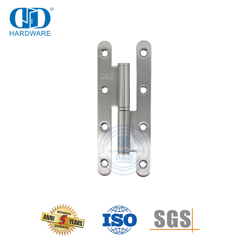 Dobradiça H de canto redondo de hardware de porta de metal de venda quente em aço inoxidável-DDSS019-B