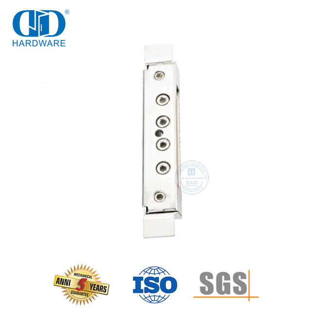 Dobradiça de porta de metal de formato retangular de hardware decorativo para segurança-DDSS065